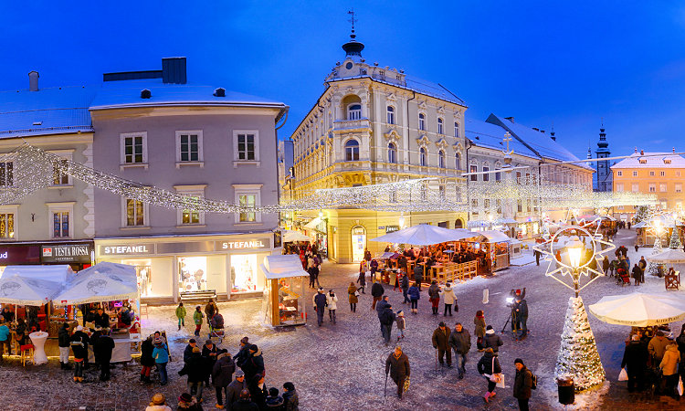Klagenfurt in winter